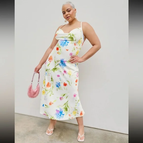 floral maxi dress chiffon Donde Esteban - Flores Silk Chiffon Long Dress